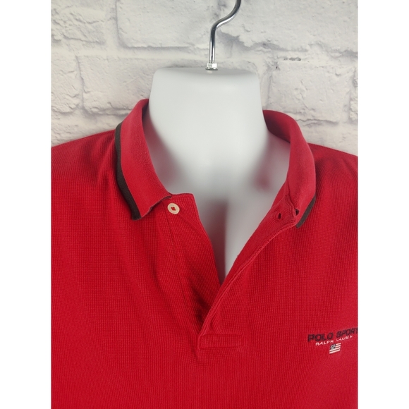 Vintage Polo Sport Longsleeve Polo, Size XL - Picture 6 of 11